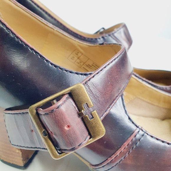 Dr Martens Diva Marlena 8 UK 10 US Leather High Heel Shoes Cherry Red RARE - Picture 6 of 12